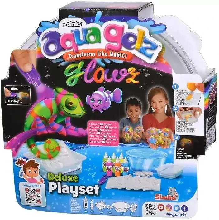 Aqua Gelz Glowz Deluxe Playset świecący w ciemności - tantis.pl
