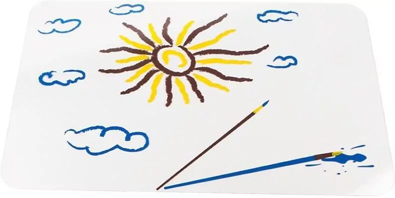 Podkładka ochronna do zajęć plastycznych Słońce - tantis.pl