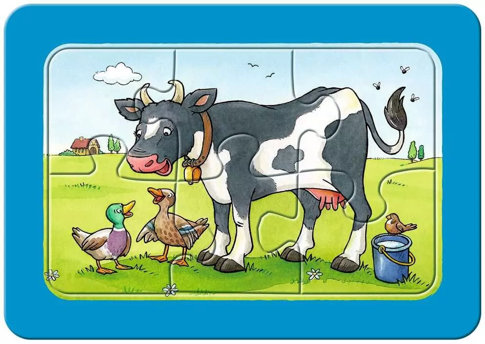 Puzzle 3x6. Zwierzaki - tantis.pl