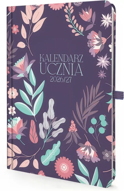 Kalendarz 2026/27 A5 Ucznia Tygodniowy Fioletowy - tantis.pl