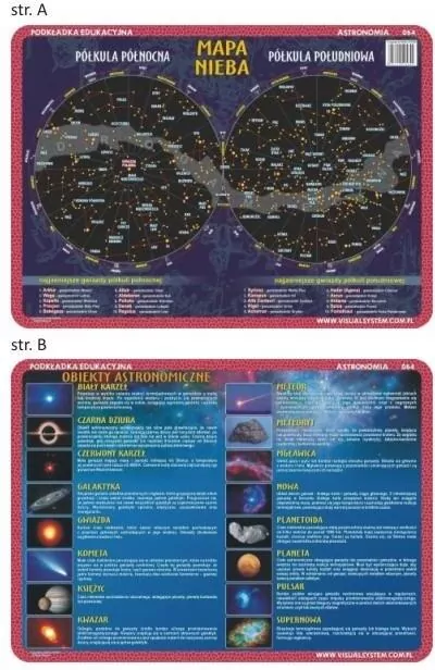 Podkładka edukacyjna. Astronomia - tantis.pl