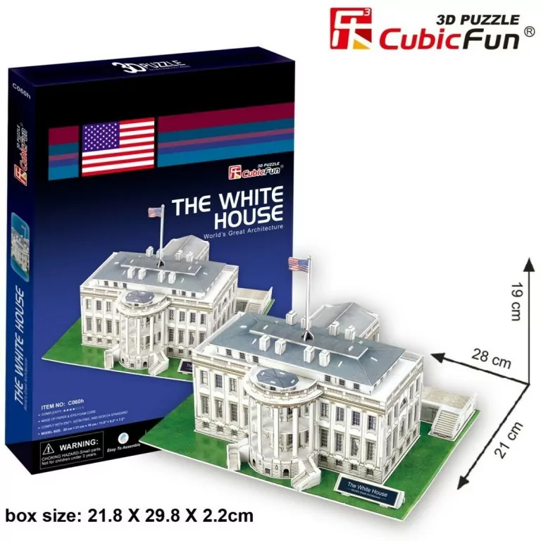 Puzzle 3D. The White House - tantis.pl