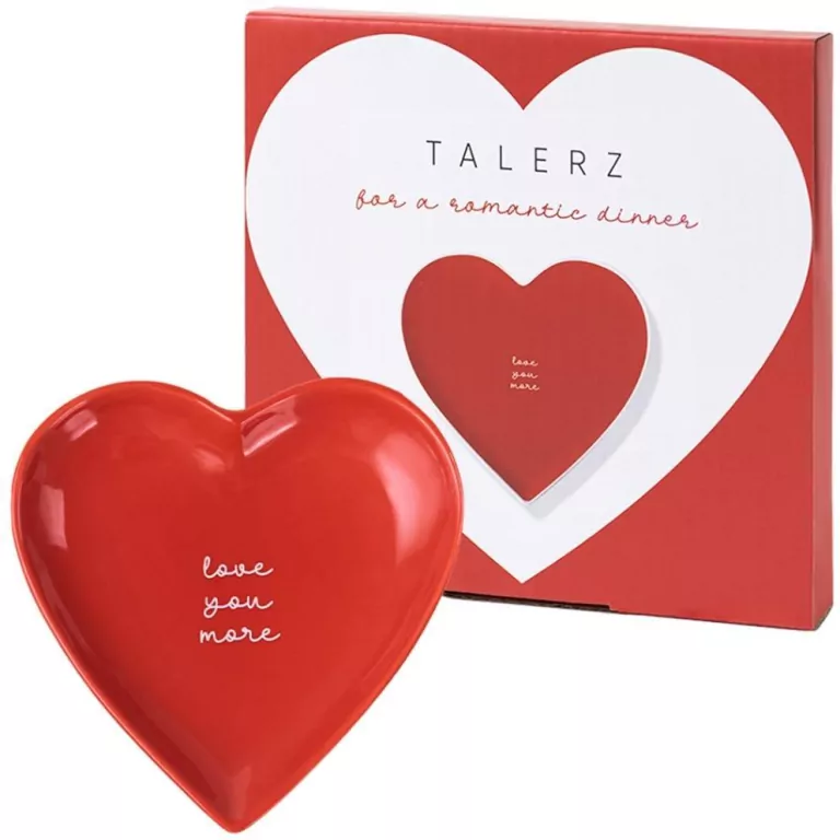 Talerzyk w kształcie serca Love You More - tantis.pl