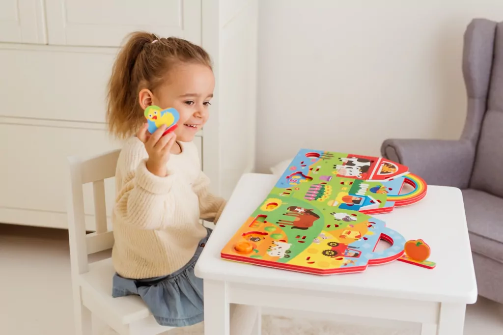 Puzzle 3D. Dźwięki wokół nas. Farma - tantis.pl