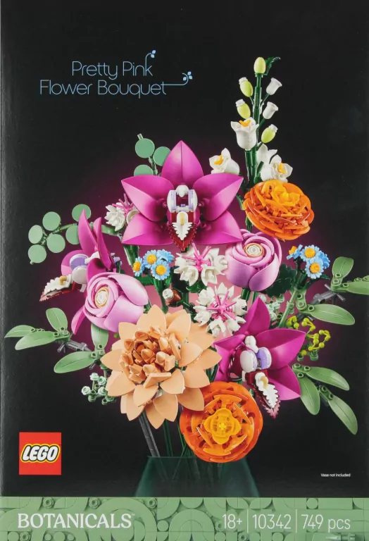 LEGO® Piękny bukiet różowych kwiatów 10342 - tantis.pl