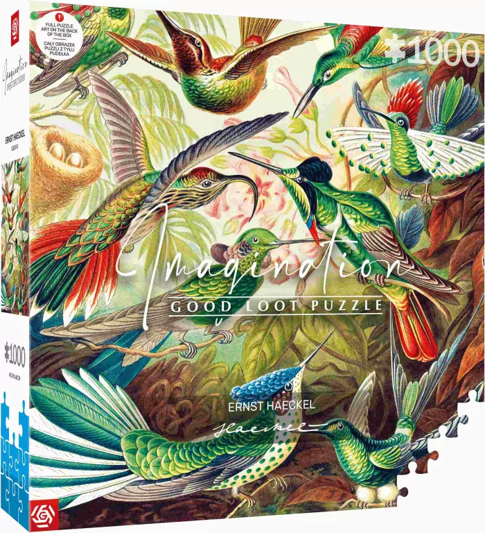 Puzzle 1000 Imagination Ernst Haeckel. Kolibry - tantis.pl