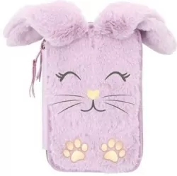 Piórnik potrójny z wyp Astrabag Fluffy Bunny ASTRA