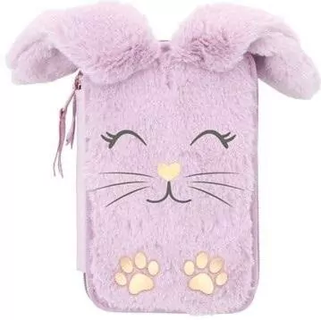 Piórnik potrójny z wyp Astrabag Fluffy Bunny ASTRA