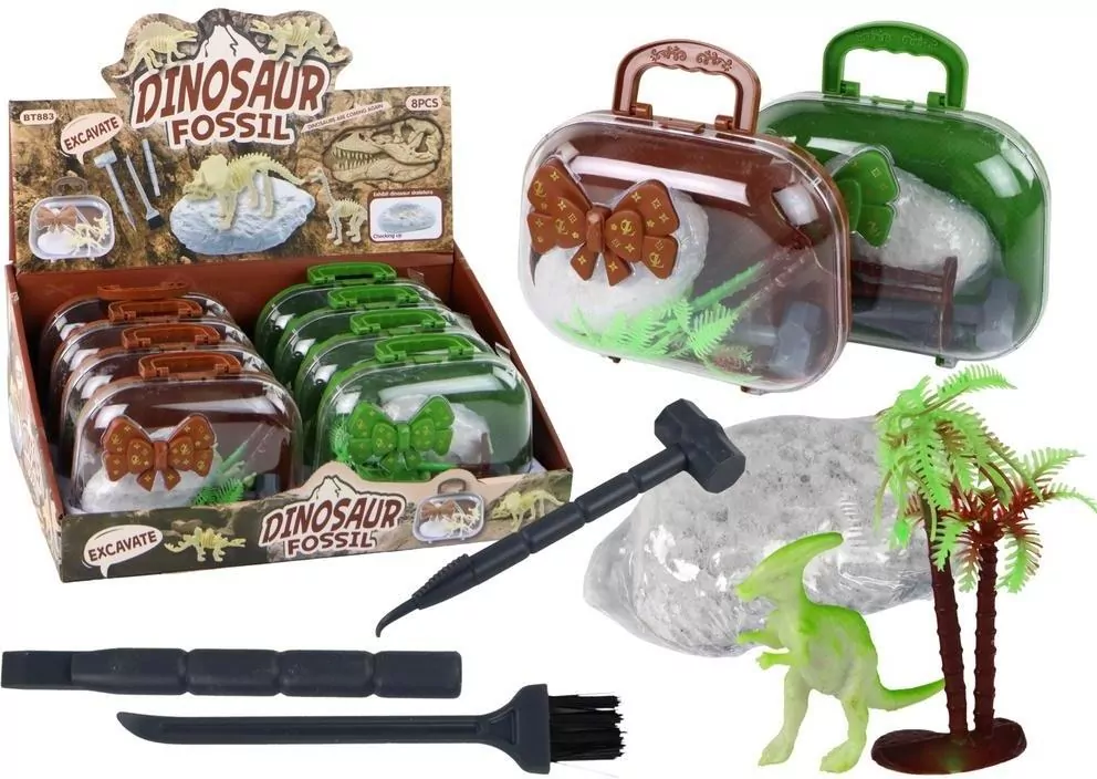 Wykopaliska Dinozaury w walizce mix - tantis.pl