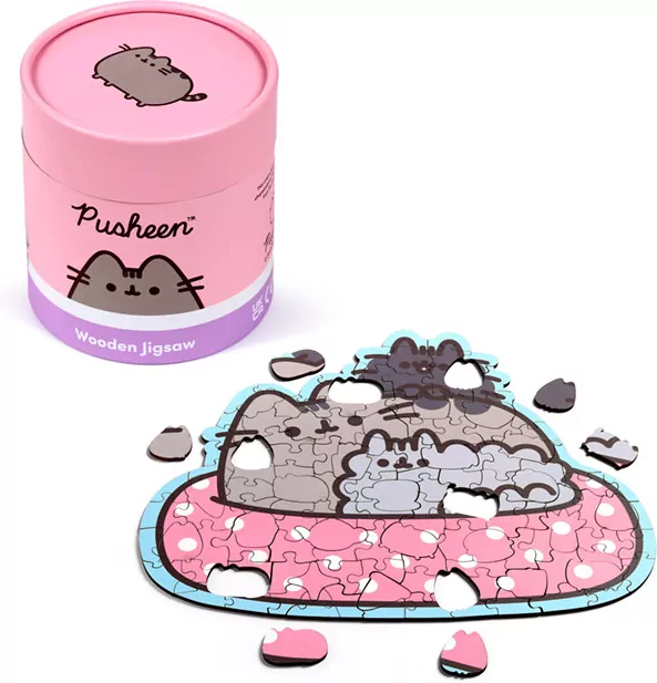 Pusheen Puzzle drewniane 130el. - tantis.pl