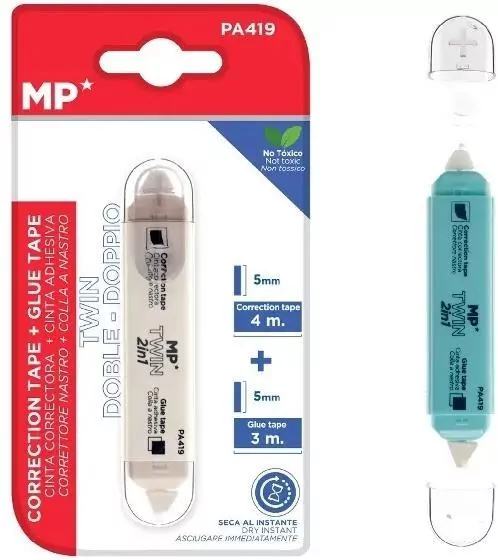 Korektor 2w1 w taśmie oraz kaseta wymienna MIX - tantis.pl