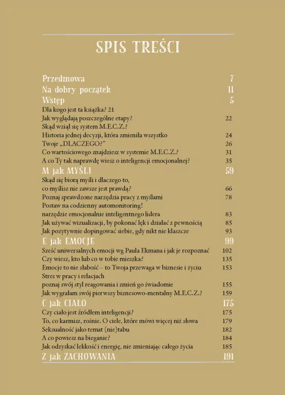 Wygraj swój wewnętrzny M.E.C.Z. 4 kroki do wolności od schematów które blokują Twój potencjał, relacje i pieniądze - tantis.pl