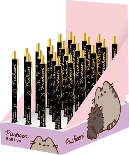 Długopis automatyczny PUSHEEN GOLD p24, cena za 1 szt - tantis.pl