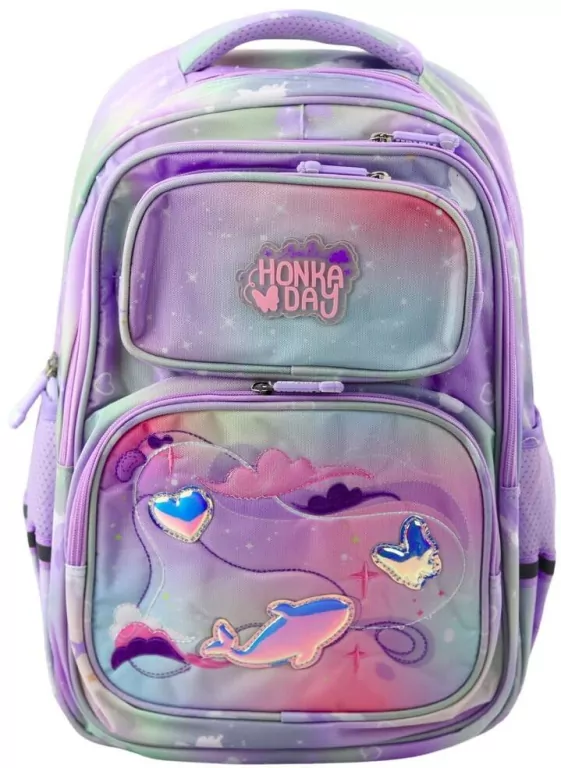 Plecak szkolny pastel kolorowy 20L - tantis.pl