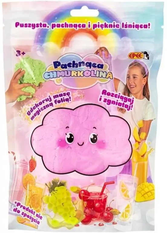 Pachnąca Chmurkolina z magiczną folią. Różowa - tantis.pl