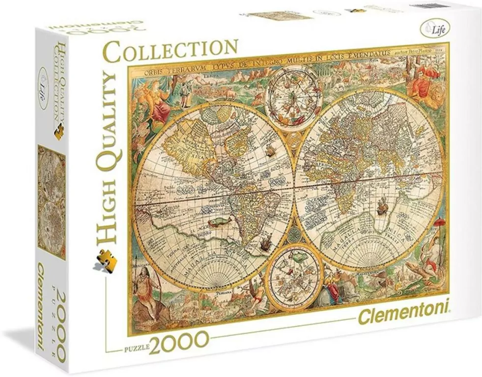 Puzzle 2000 High Quality Collection. Ancient Map - tantis.pl