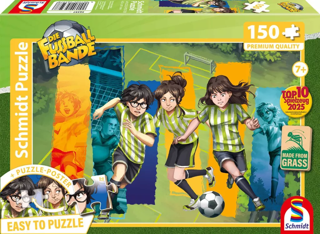 Puzzle 150 Piłkarze Współpraca - tantis.pl