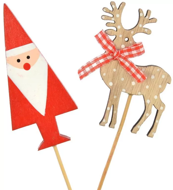 Dekoracja na piku Mikołaj/renifer - tantis.pl