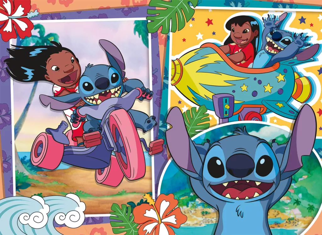 Puzzle 60 Stitch Eko dwustronne - tantis.pl