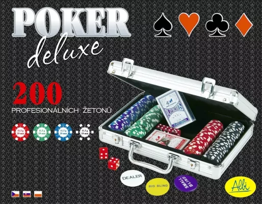 Poker deluxe 200 żetonów