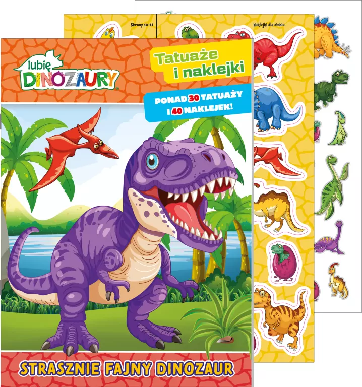 Lubię Dinozaury. Tatuaże i naklejki - tantis.pl
