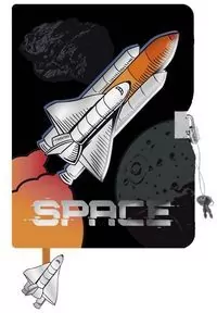 Pamiętnik z kłódką 3D A5 96k Space - tantis.pl