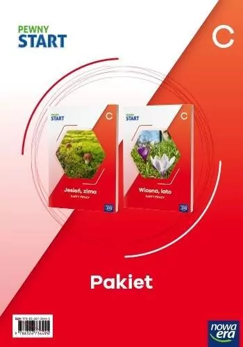 Pakiet Pewny start. Poziom C. Karty pracy: Jesień, zima / Wiosna, lato - tantis.pl
