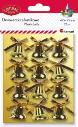 Dzwoneczki plastikowe 25mm
