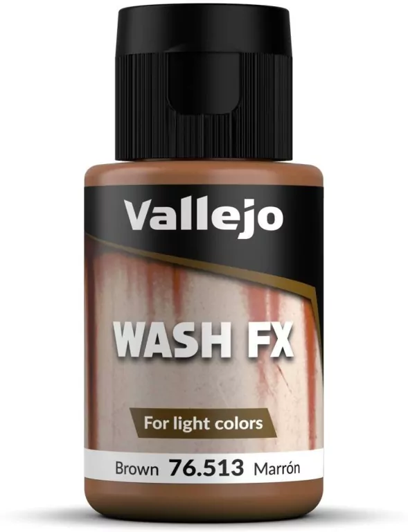 Vallejo: 76.513 - Wash FX - Brown (35 ml) - tantis.pl