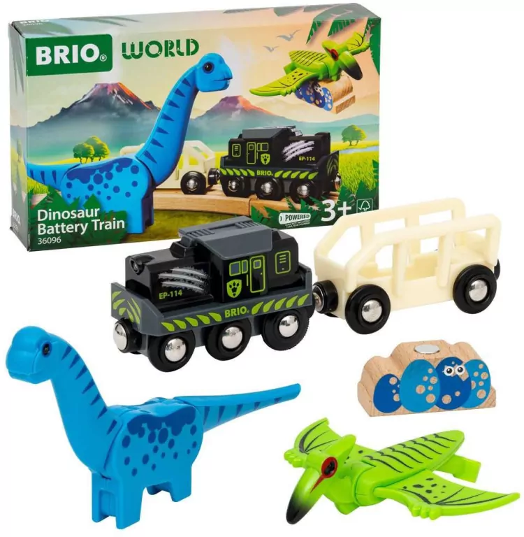 Brio Dino. Pociąg na baterie - tantis.pl