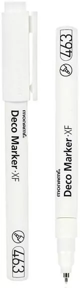 Marker akrylowy Deco 463 XF biały  MONAMI - tantis.pl