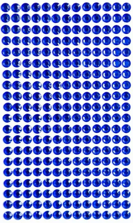 Kryształki samoprzylepne dark blue 6mm 260szt - tantis.pl