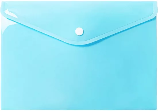 Teczka koperta A5 PP pastel niebieska