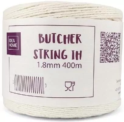 Sznurek wędliniarski ih 1.8mm 400m biały - tantis.pl