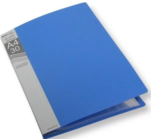 Teczka A4/30 ofertowa niebieska - tantis.pl