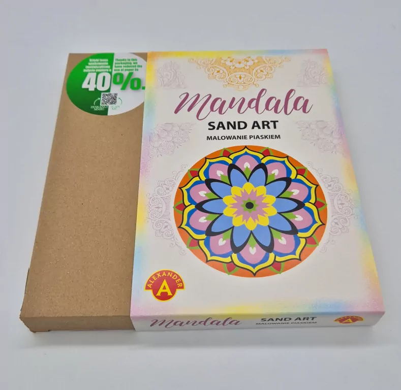 Piaskowe Malowanki Mandala 1 Sand Art - tantis.pl