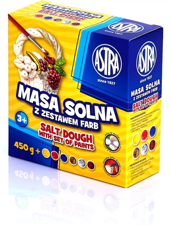 Astra. Masa solna 0,45kg + 6 kolorów - tantis.pl