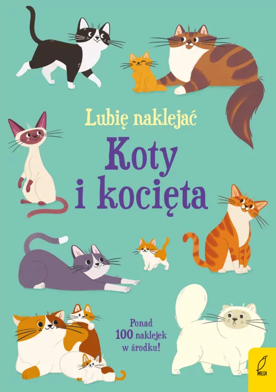 Koty i kocięta. Lubię naklejać - tantis.pl