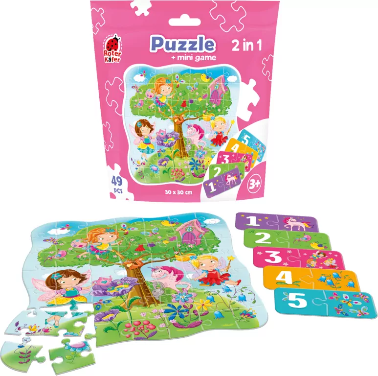 Puzzle 2w1 Wróżki 49el - tantis.pl