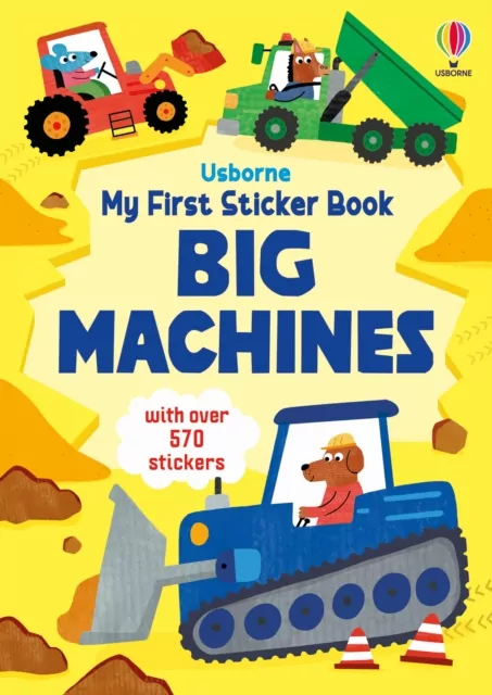 My First Sticker Book Big Machines - tantis.pl