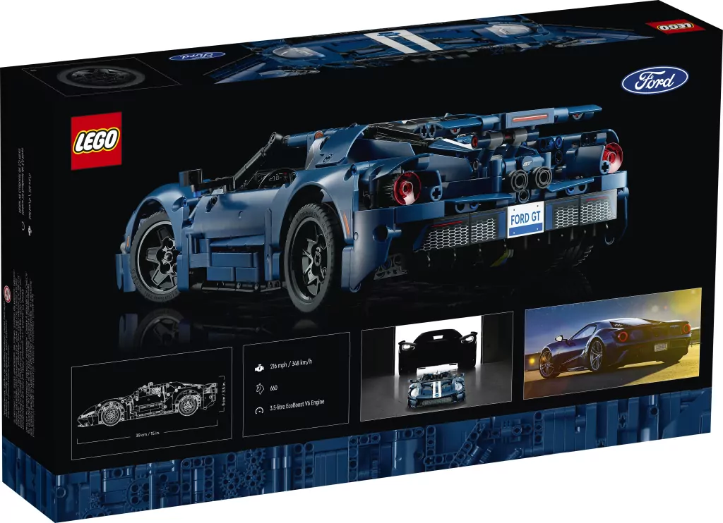 LEGO® Technic. Ford GT, wersja z 2022 roku. 42154 - tantis.pl