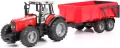 Traktor Massey Ferguson 7480 z przyczepą wywrotką - tantis.pl