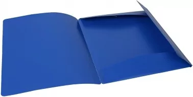 Teczka z gumką szeroka niebieska - tantis.pl