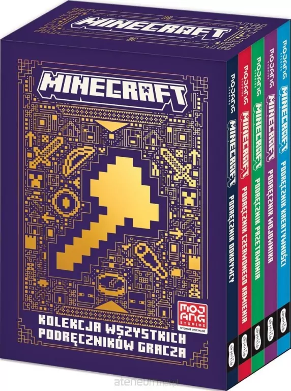 Kolekcja wszystkich podręczników gracza. Minecraft - tantis.pl