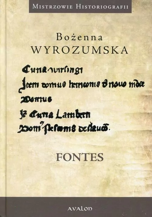 Fontes. Mistrzowie historiografii - tantis.pl