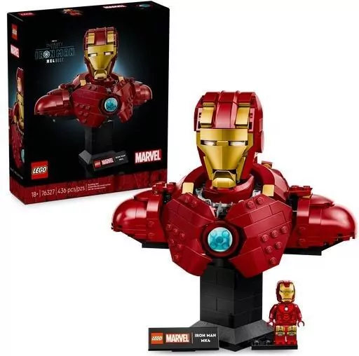 LEGO® Marvel. Popiersie Iron Mana MK4 76327 - tantis.pl