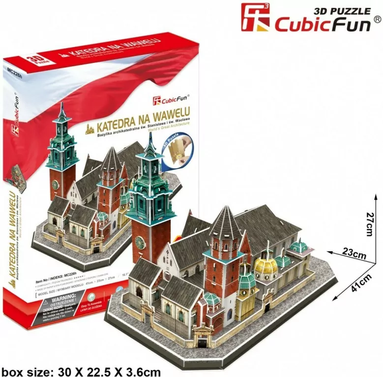 Puzzle 101 3D. Katedra na Wawelu - tantis.pl