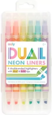 Flamastry neonowe. Dual Liner