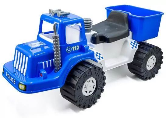 Jeździk Policja z klaksonem LAZUR-mix - tantis.pl