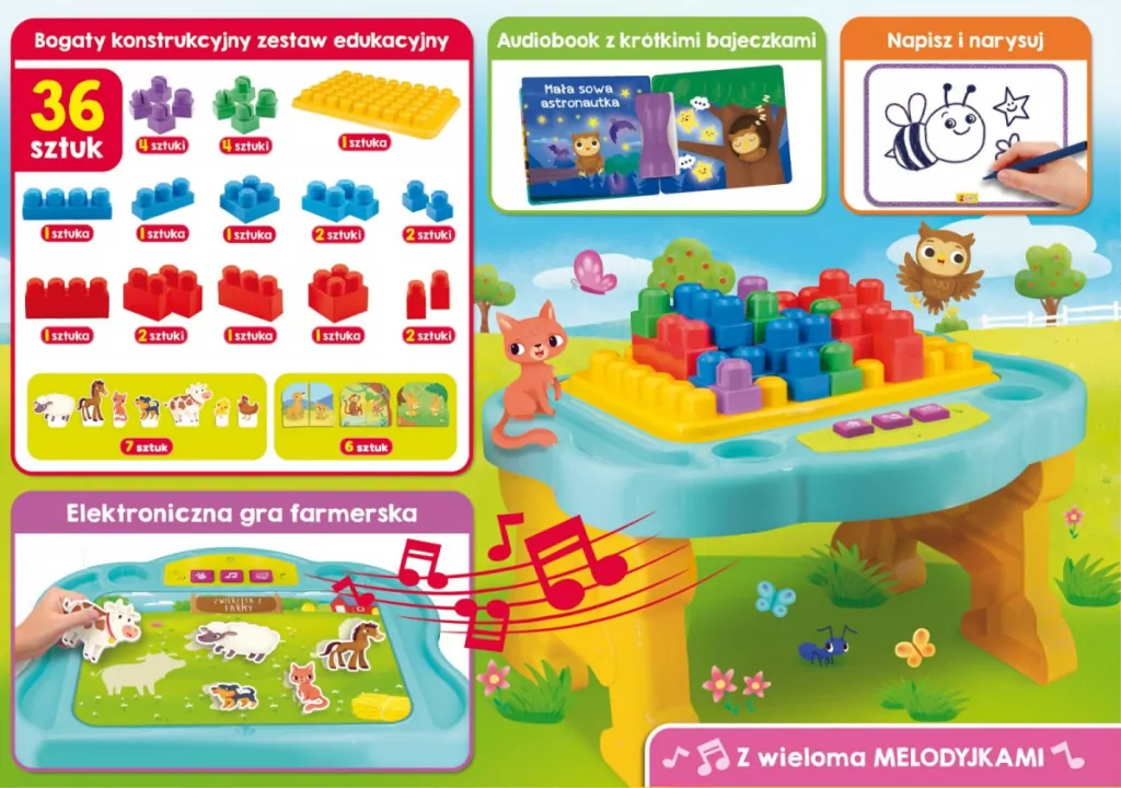 Moje pierwsze biurko elektroniczne Carotina Baby - tantis.pl